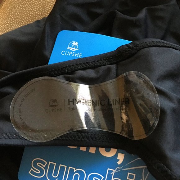 CUPSHE  Joyce Black Ruched One Piece Swimsuit  NEW WITH TAGS! - Picture 13 of 14